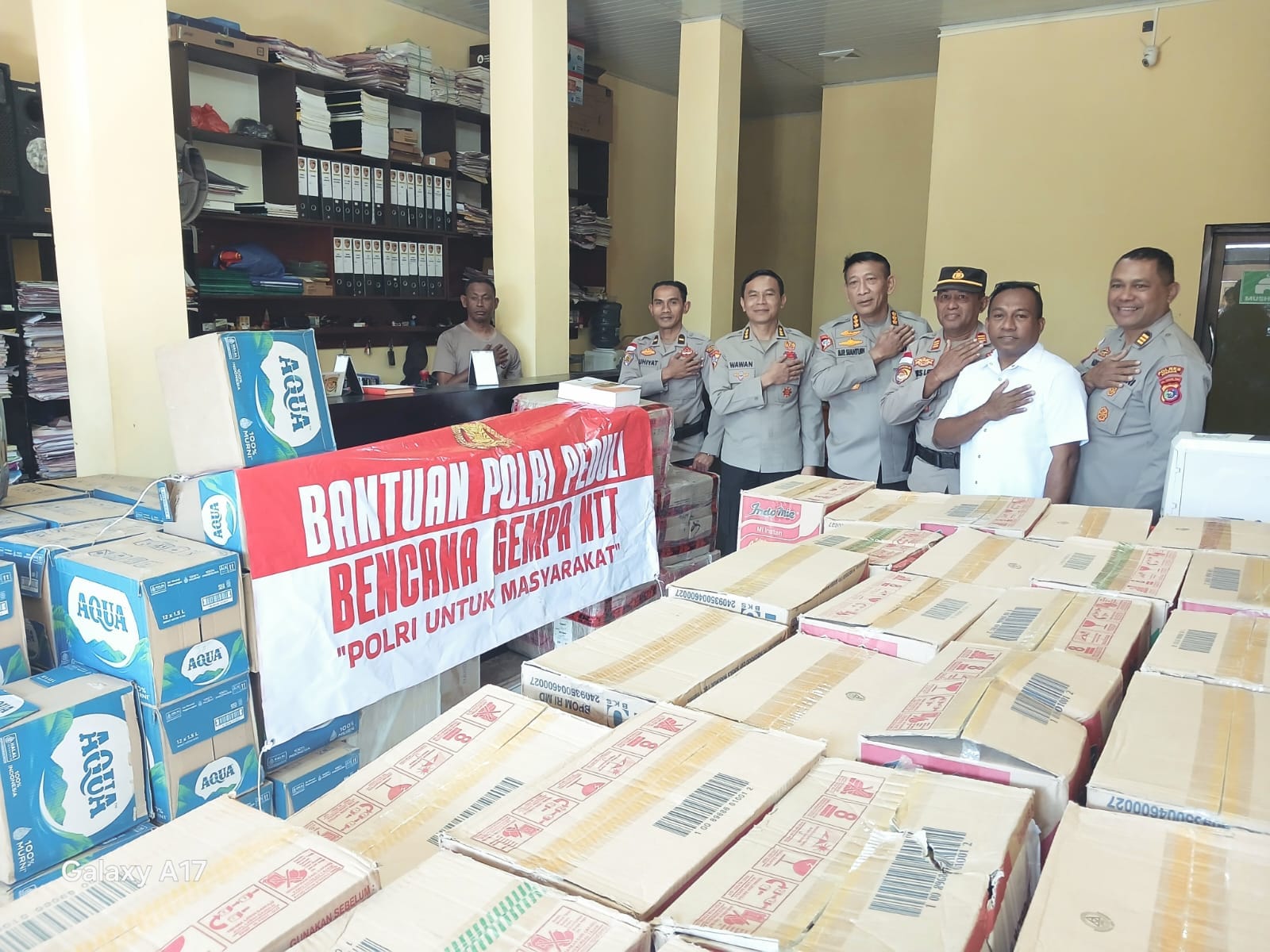 Tim K3I Stamaops Polri Perkuat Penanganan Bencana Gempa di NTT