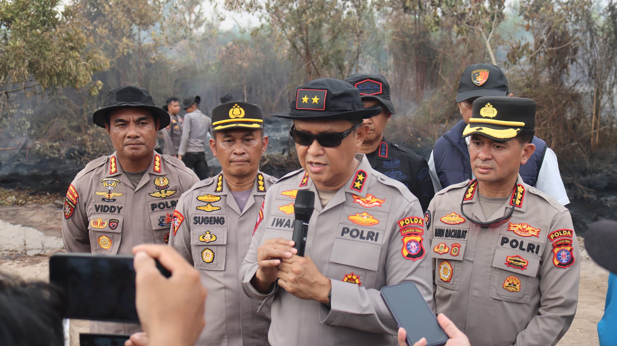 Kapolda Kalteng Tegaskan Penindakan Karhutla, 51 Kasus Ditangani dan 13 Tersangka Diamankan