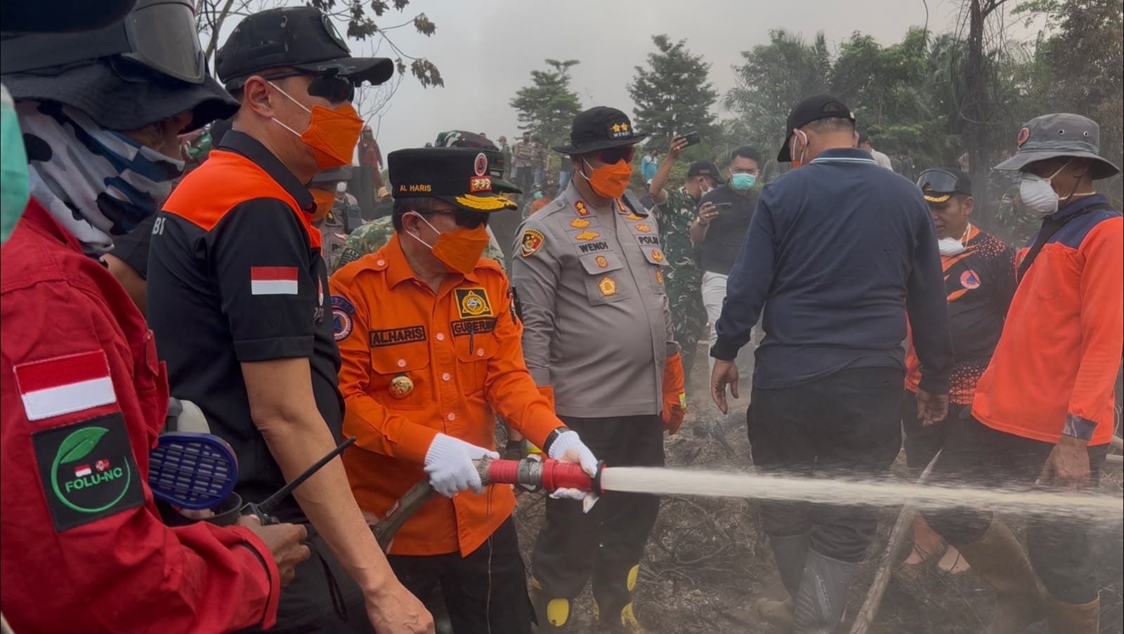 Karhutla di Areal Plasma PT BKS Sarolangun Berhasil Dipadamkan, Satgas Lanjutkan Pendinginan