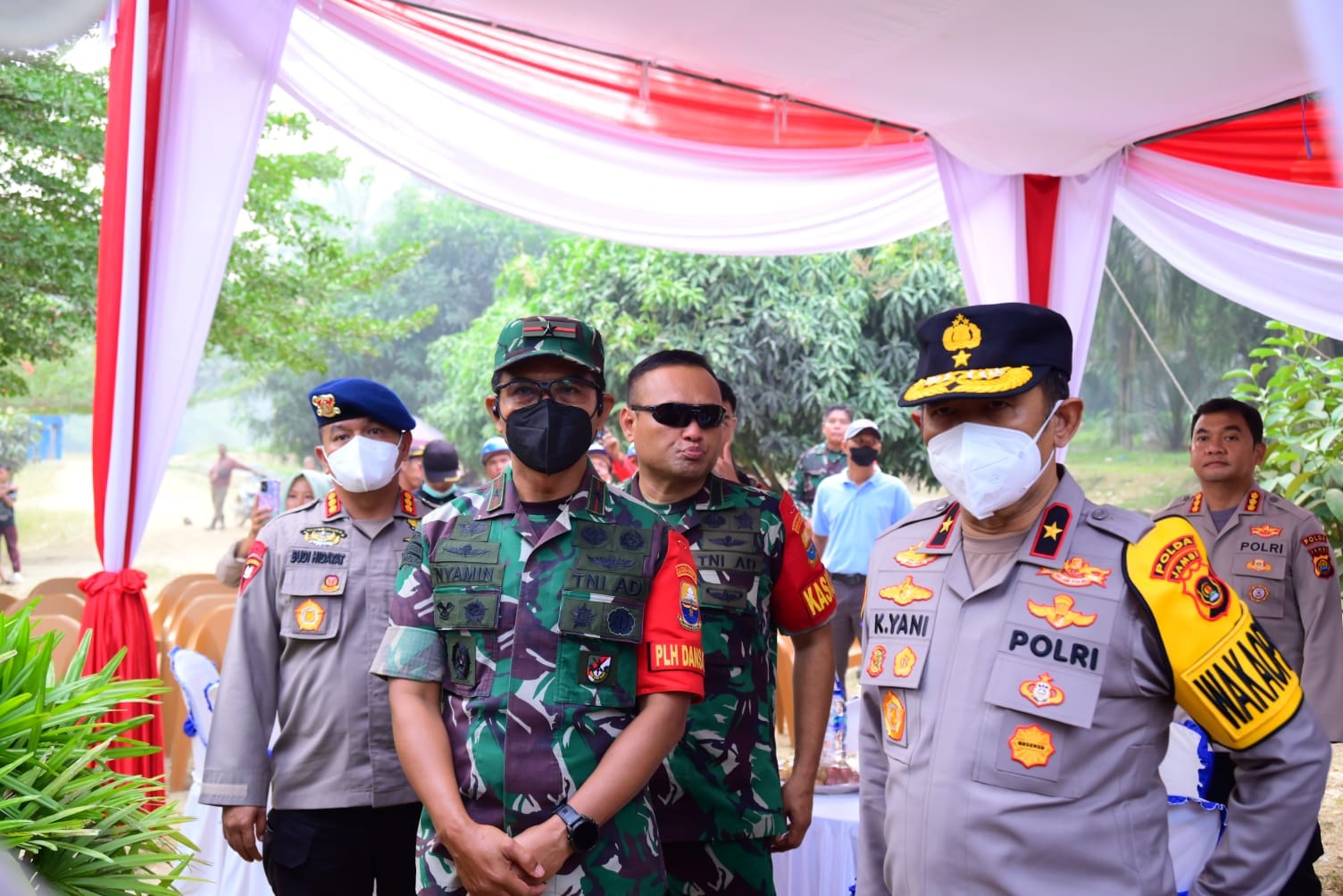 Perkuat Kesiapsiagaan Karhutla, Wakapolda Jambi Tinjau Posko di Tanjab Barat