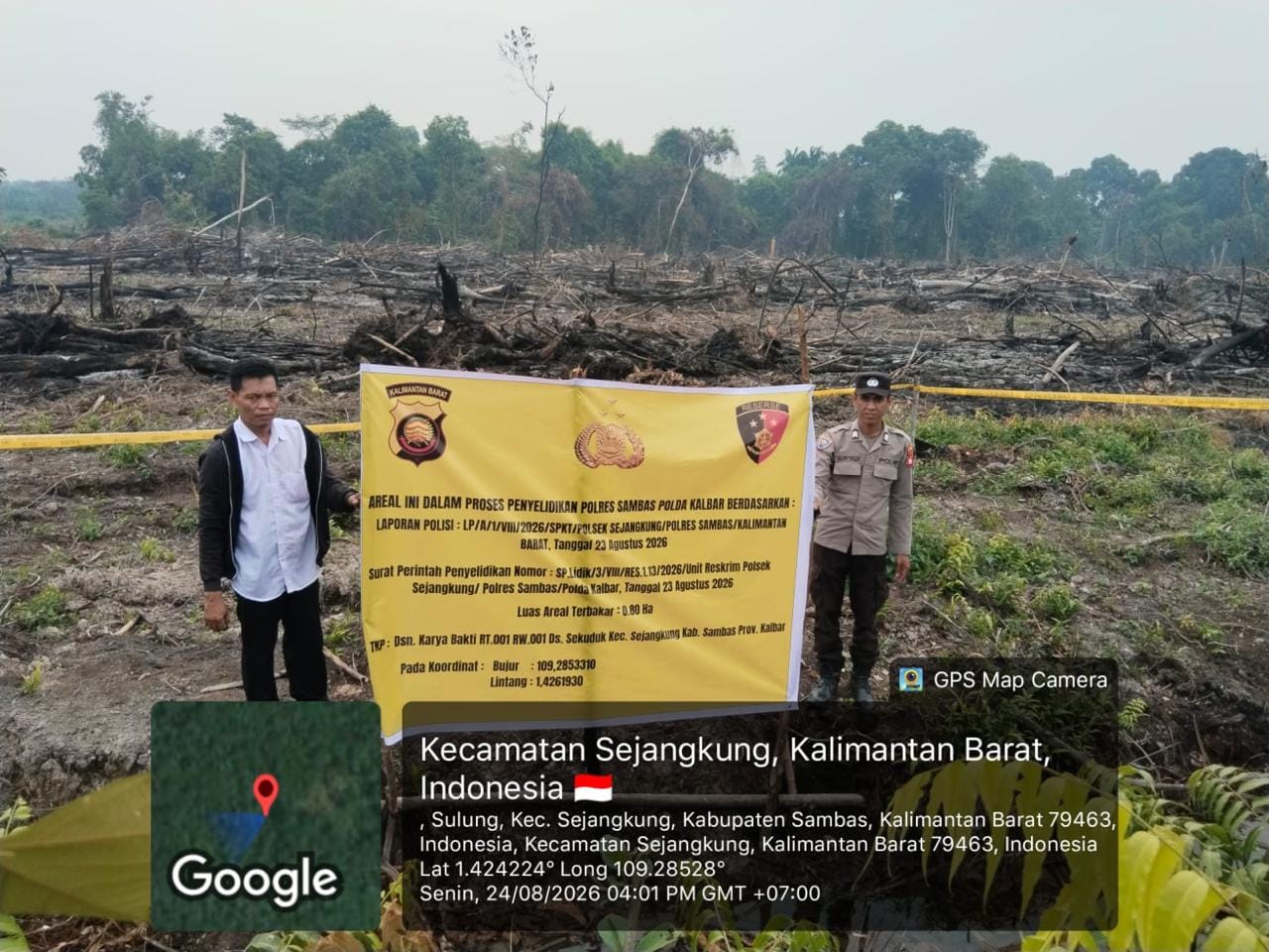 Penegakan Hukum Diperkuat, Polda Kalbar Ungkap 7 Kasus Karhutla dalam Dua Hari