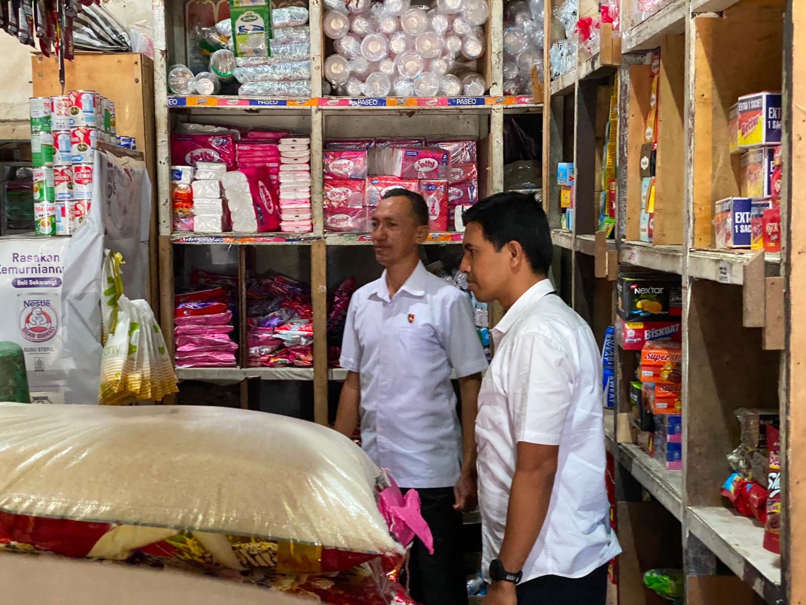 Sidak Pasar, Satgas Pangan Polda Bali Pastikan Harga Bapokting Stabil dan Stok Aman