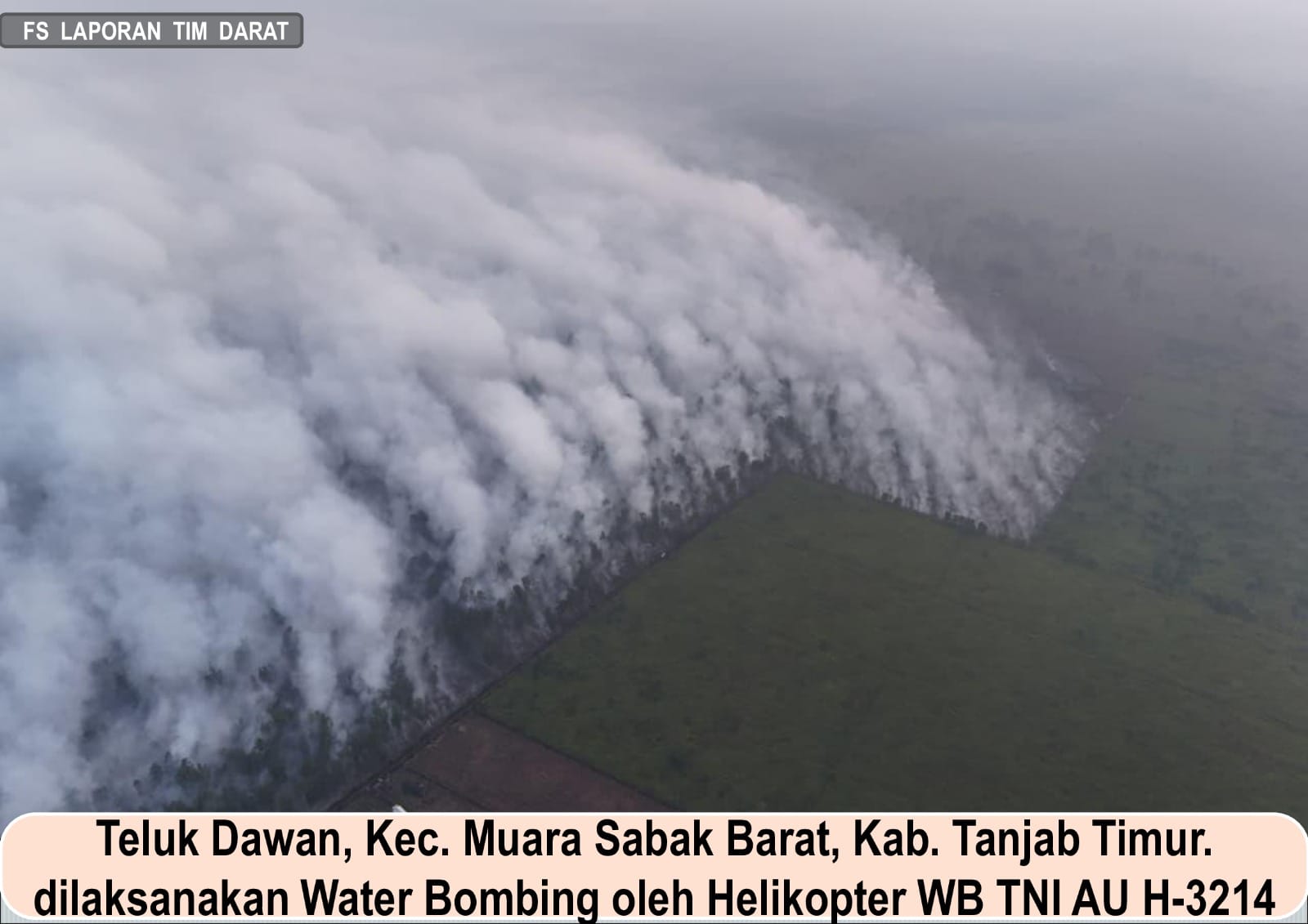 Polda Jambi Intensifkan Patroli Udara dan Water Bombing Tangani Karhutla