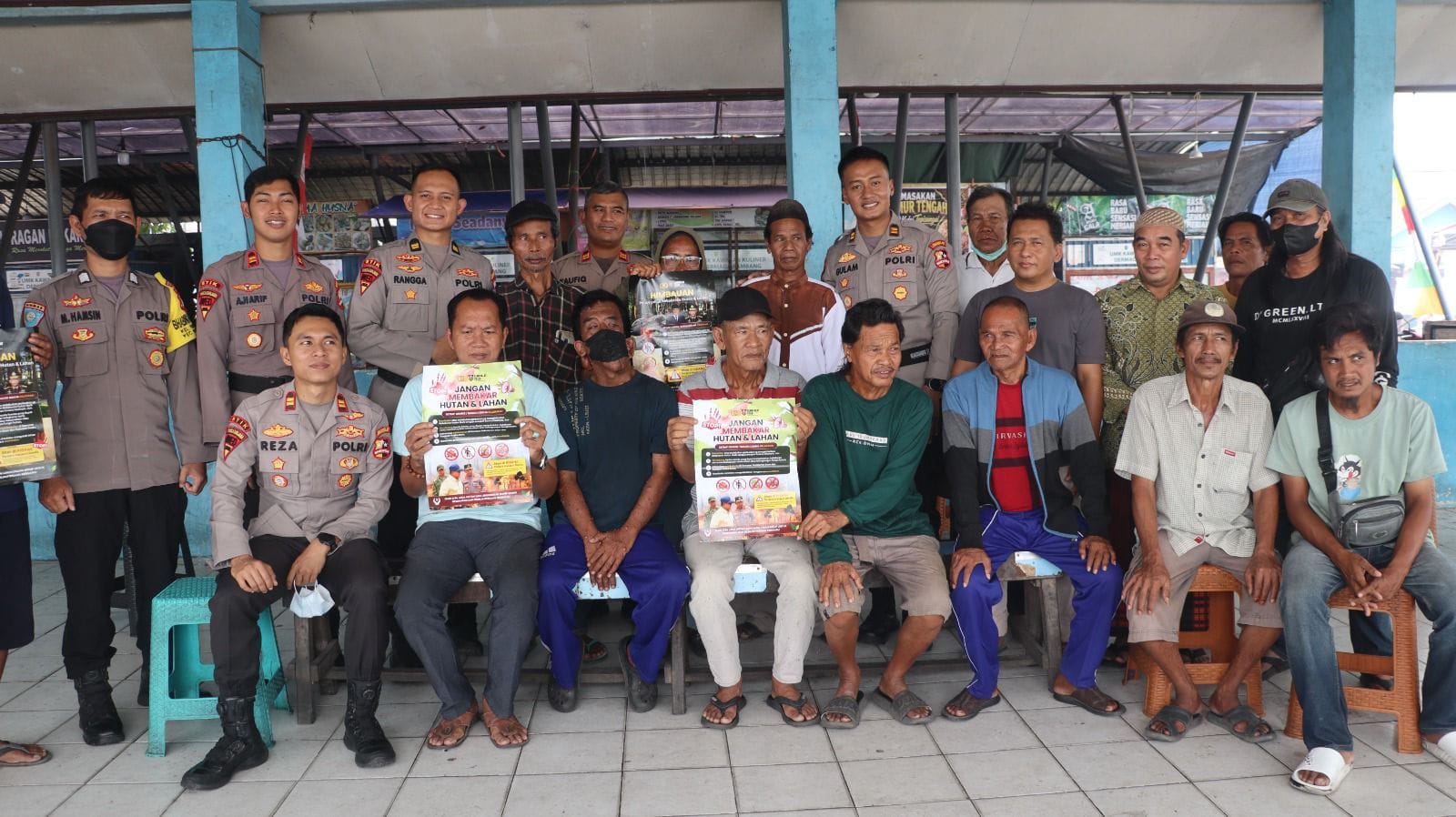 Perkuat Pencegahan Karhutla, BKO Lemdiklat Polri Gelar Edukasi di Pelabuhan Rambang