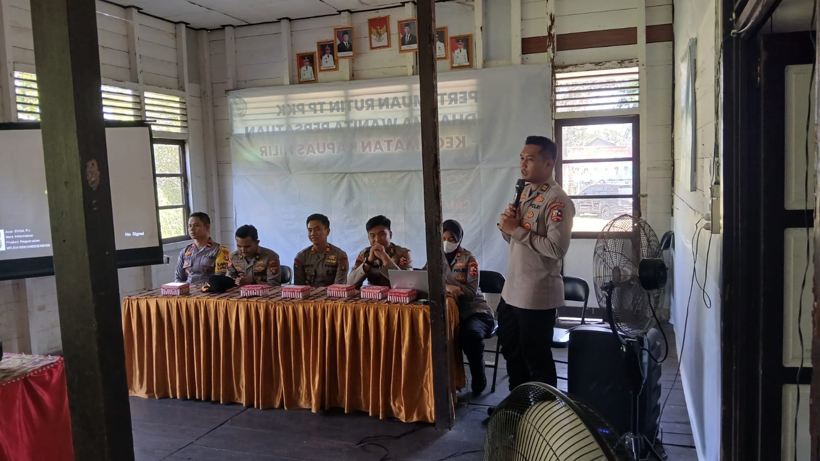 Siswa PTIK dan SESPIM Polda Kalteng Edukasi Warga Kapuas Hilir tentang Pencegahan Karhutla