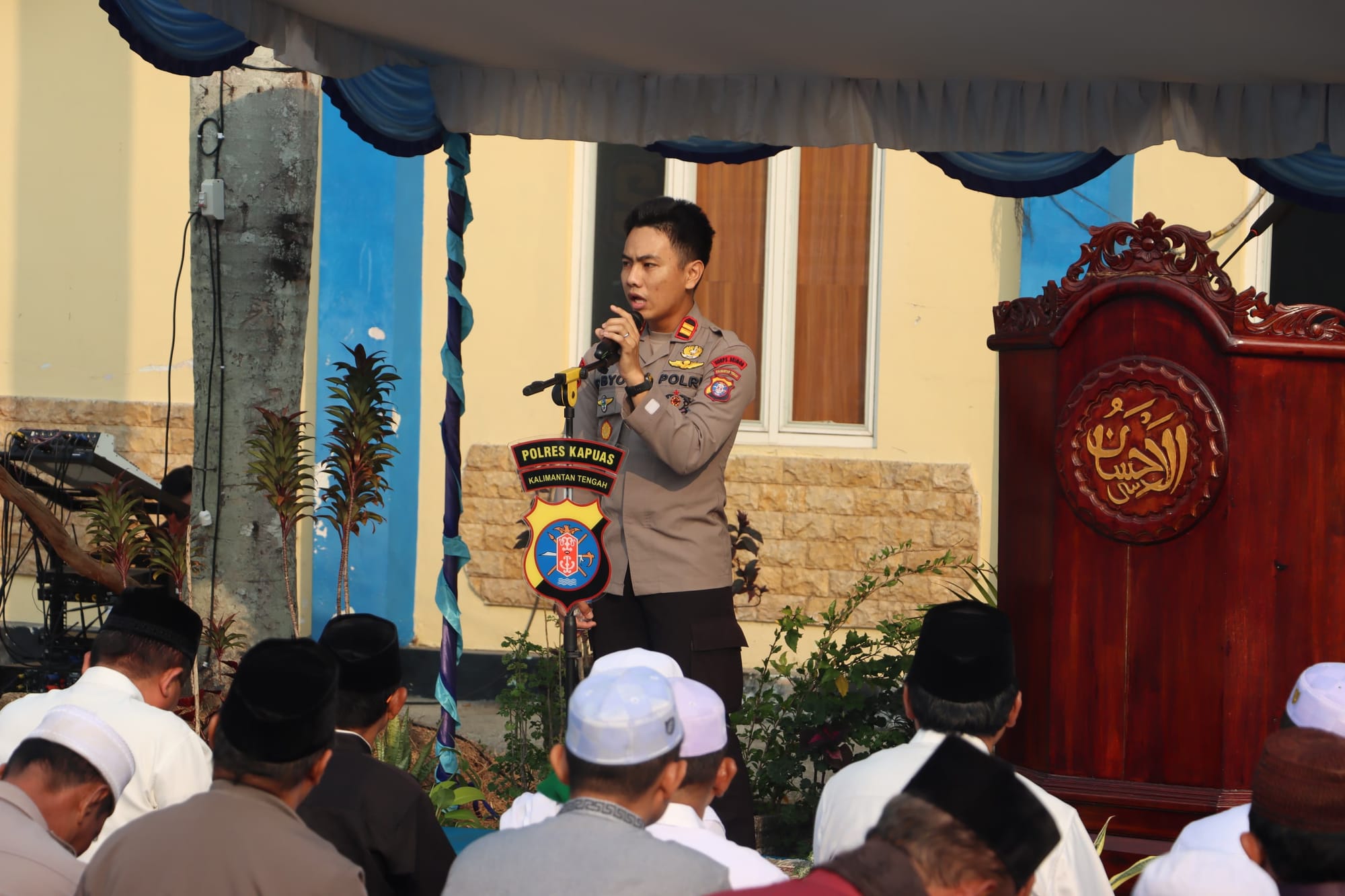 Ikhtiar dan Doa Bersama, Mahasiswa STIK Edukasi Warga Kab. Kapuas Cegah Karhutla