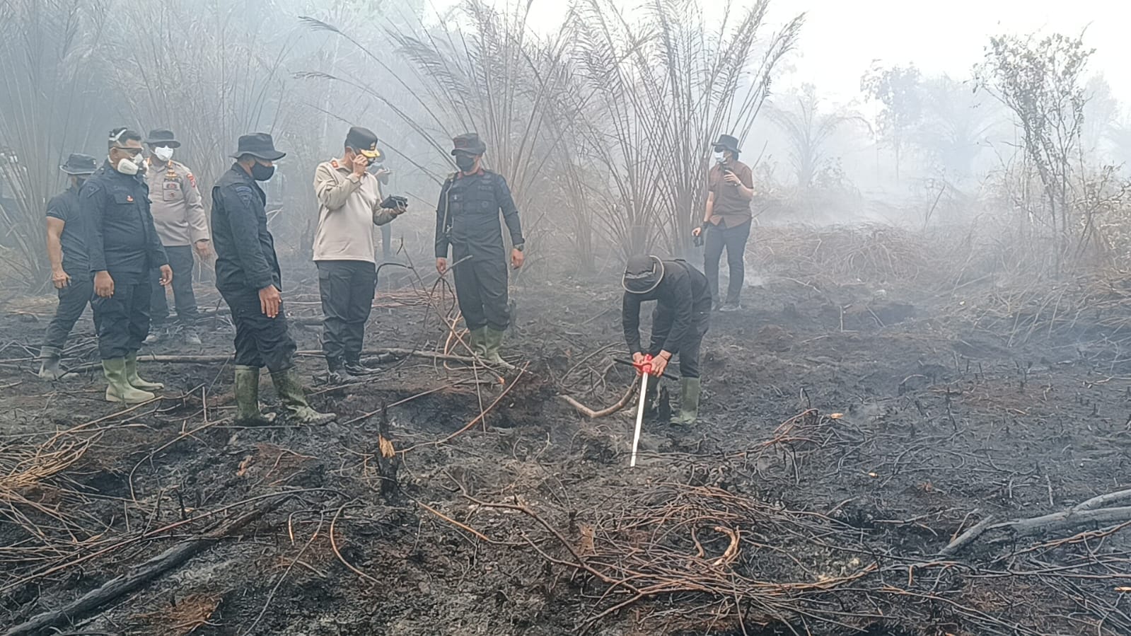 Atasi Bara Karhutla di Lahan Gambut, Polda Kalteng Optimalkan “Hertindo AF31”