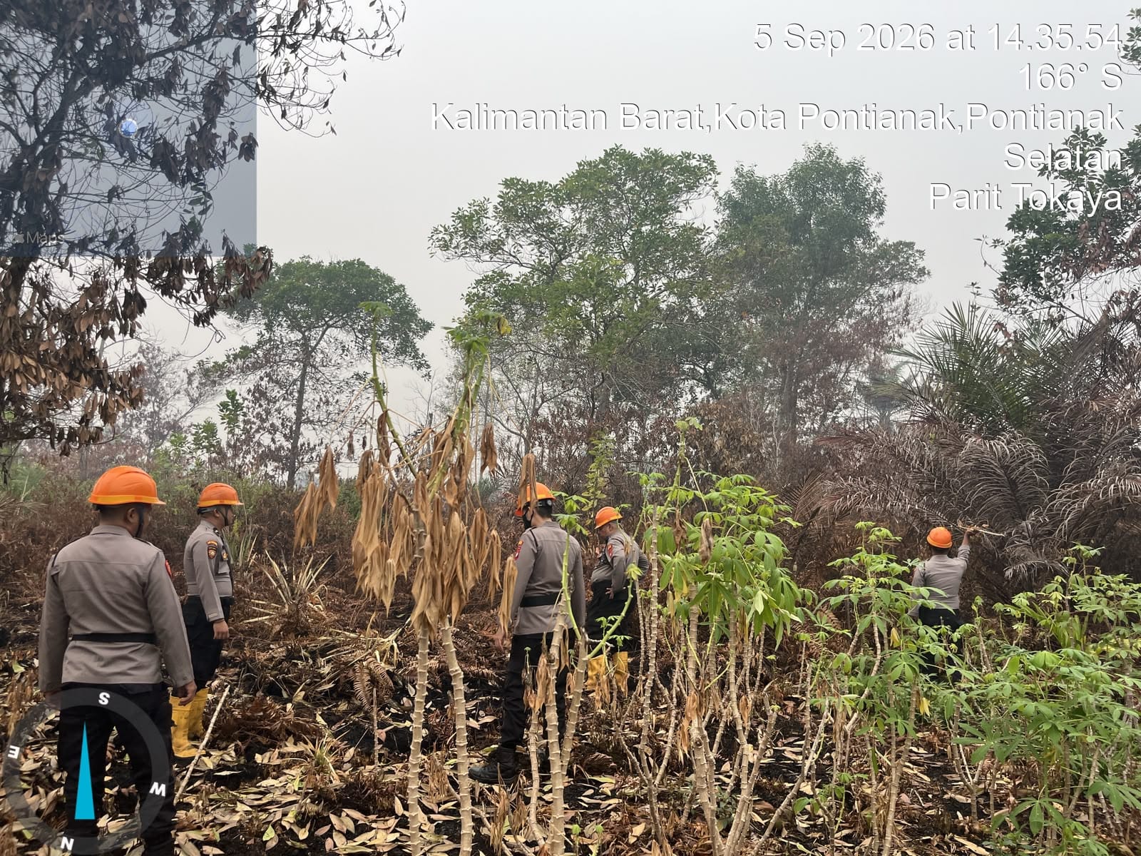 Sat Samapta Polresta Pontianak Intensifkan Patroli Karhutla