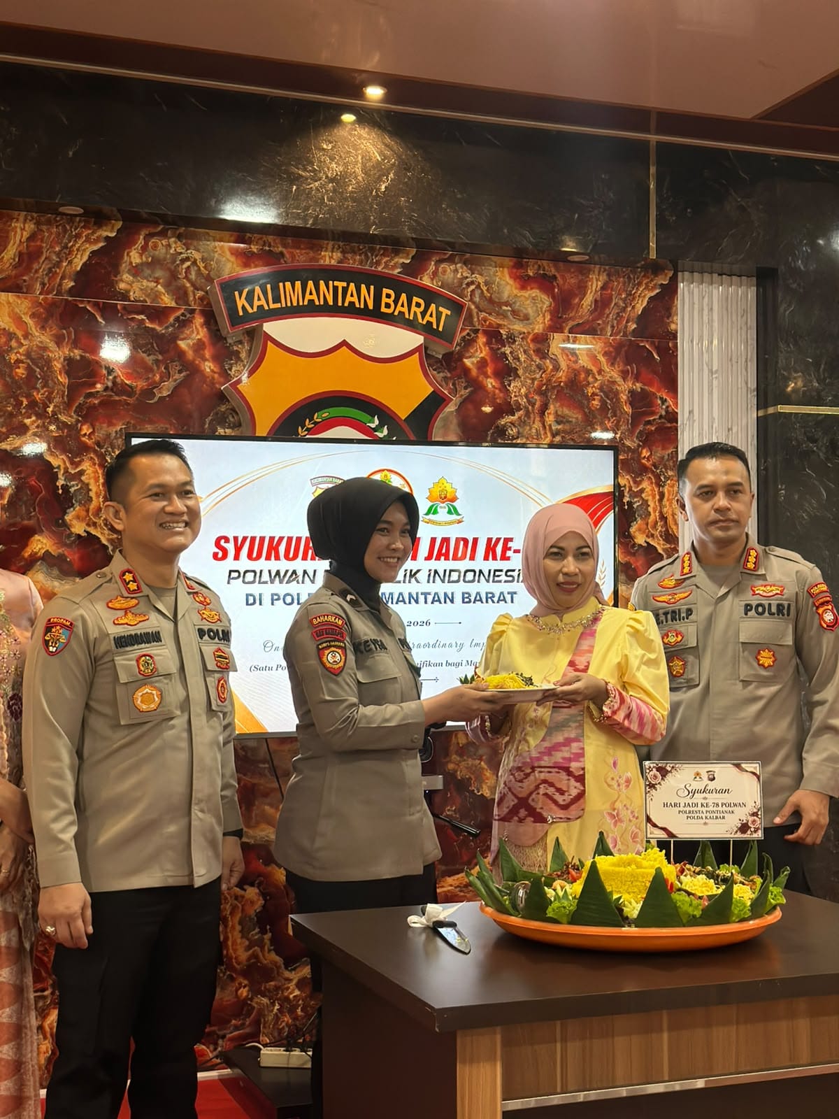 Syukuran HUT ke-78 Polwan, Kapolresta Pontianak Tekankan Peran Polwan Berikan Dampak bagi Masyarakat
