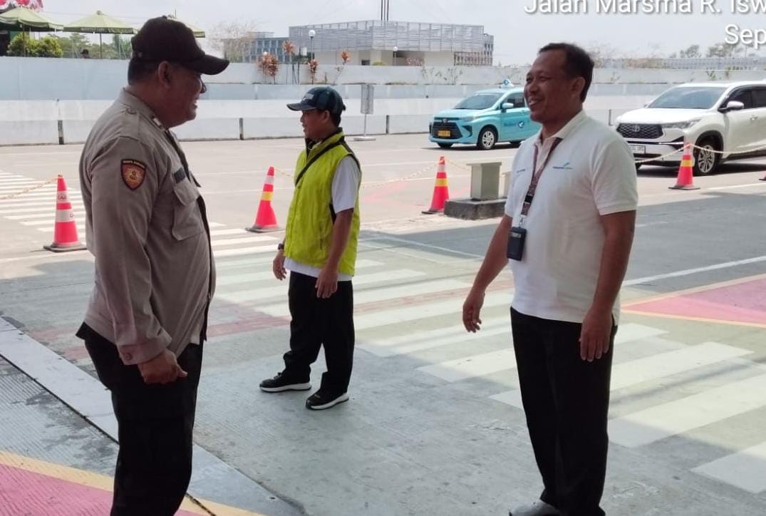 Polresta Balikpapan Intensifkan Patroli di Bandara, Antisipasi Dampak Abu Vulkanik dan Karhutla