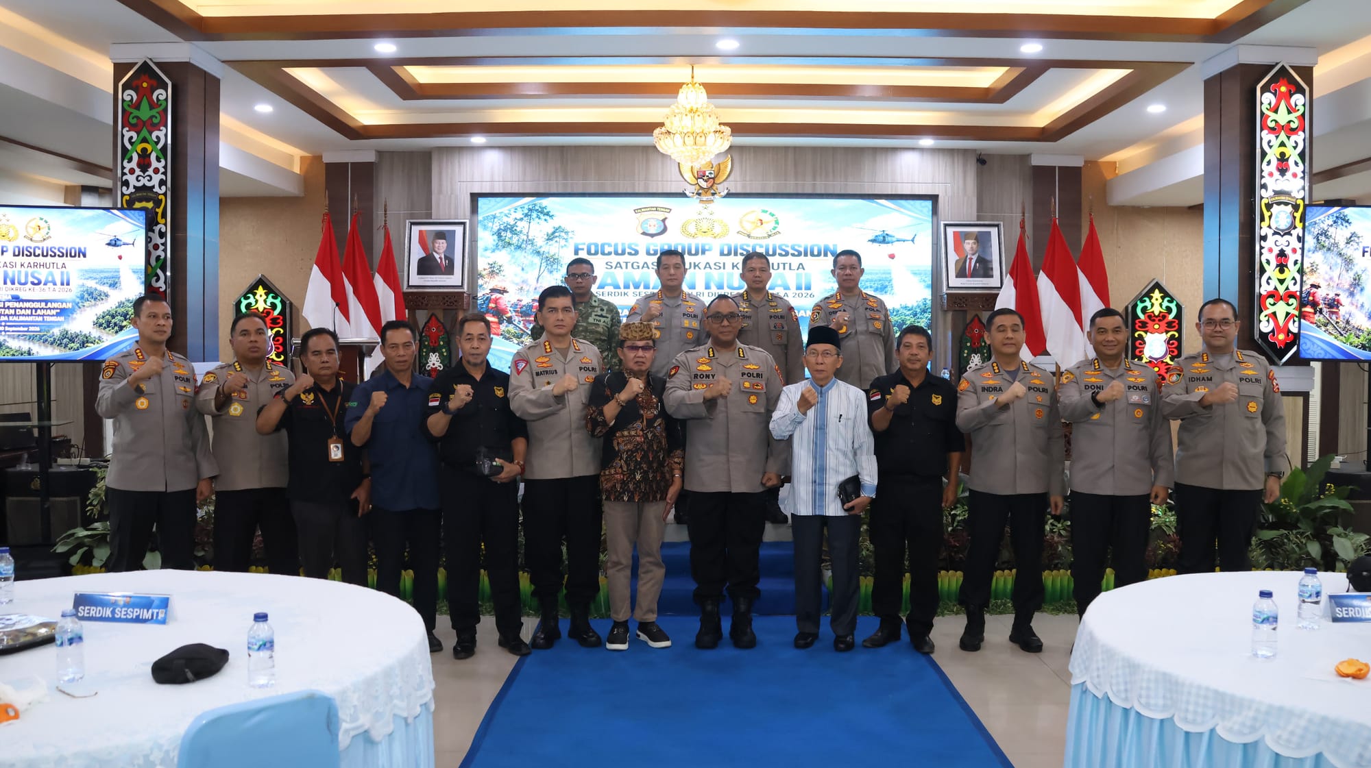 FGD Strategi Mitigasi Karhutla, Polda Kalteng Bahas Karakteristik Lahan Gambut yang Mudah Terbakar