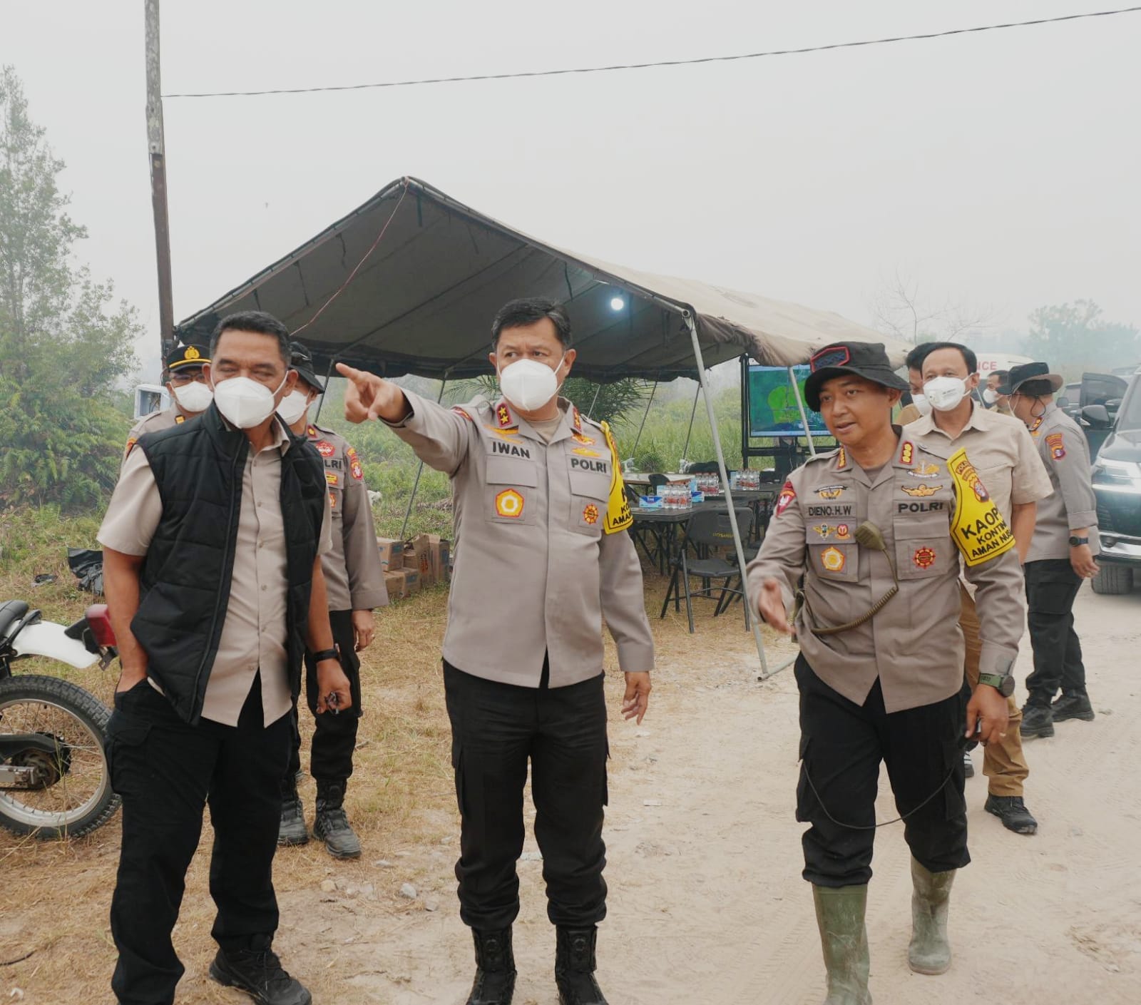 Kapolda Kalteng Percepat Penanganan Karhutla di Lahan Gambut dengan X-Fire