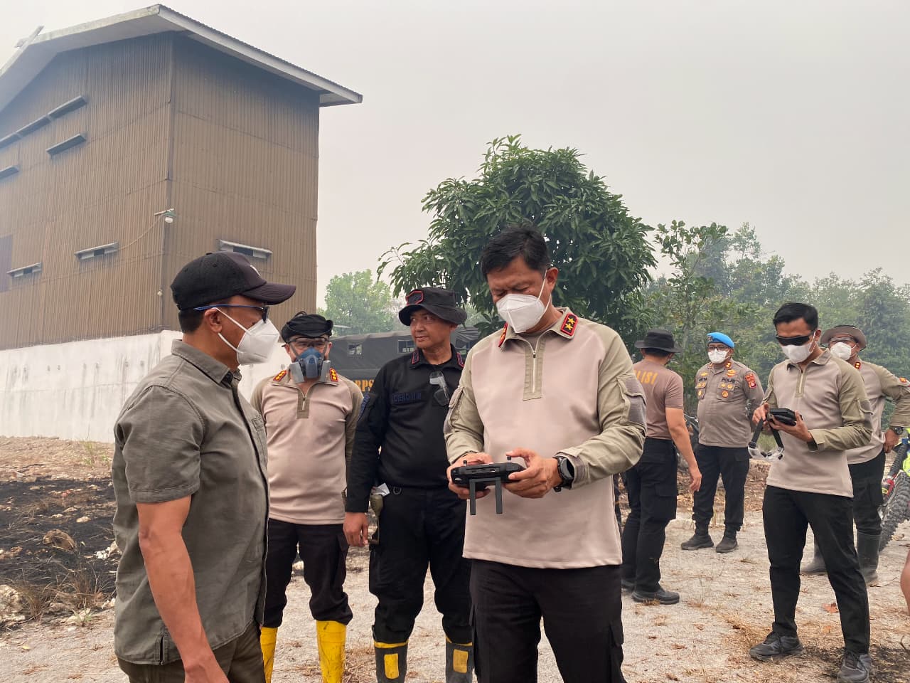 Penanganan Karhutla di Manduhara Jadi Perhatian, Kapolda Kalteng Turun Langsung Bersama Kabinda