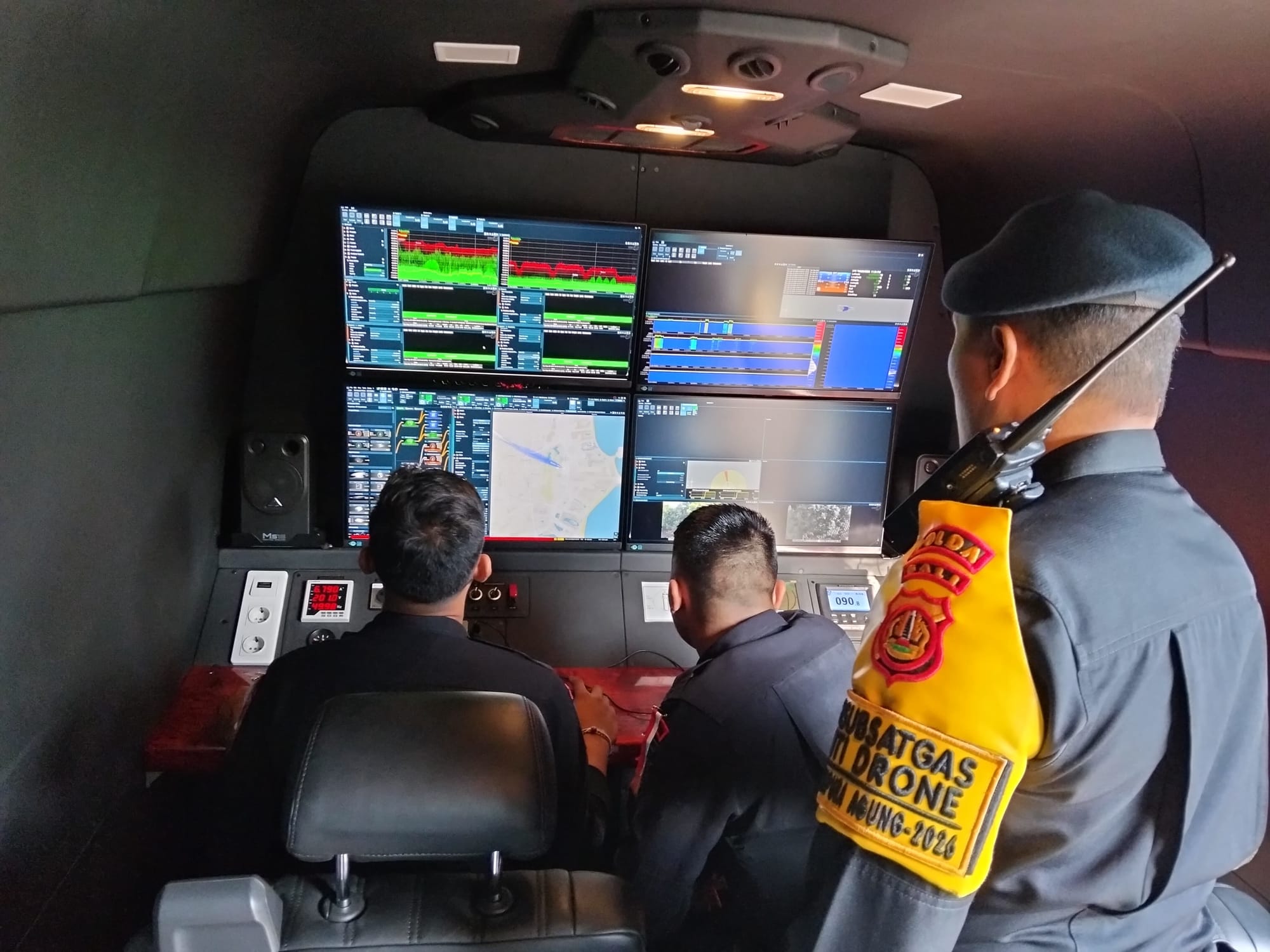 Satgas Tindak Anti Drone Ops Gapura Pantau Keamanan IAWP Di Kawasan Nusadua
