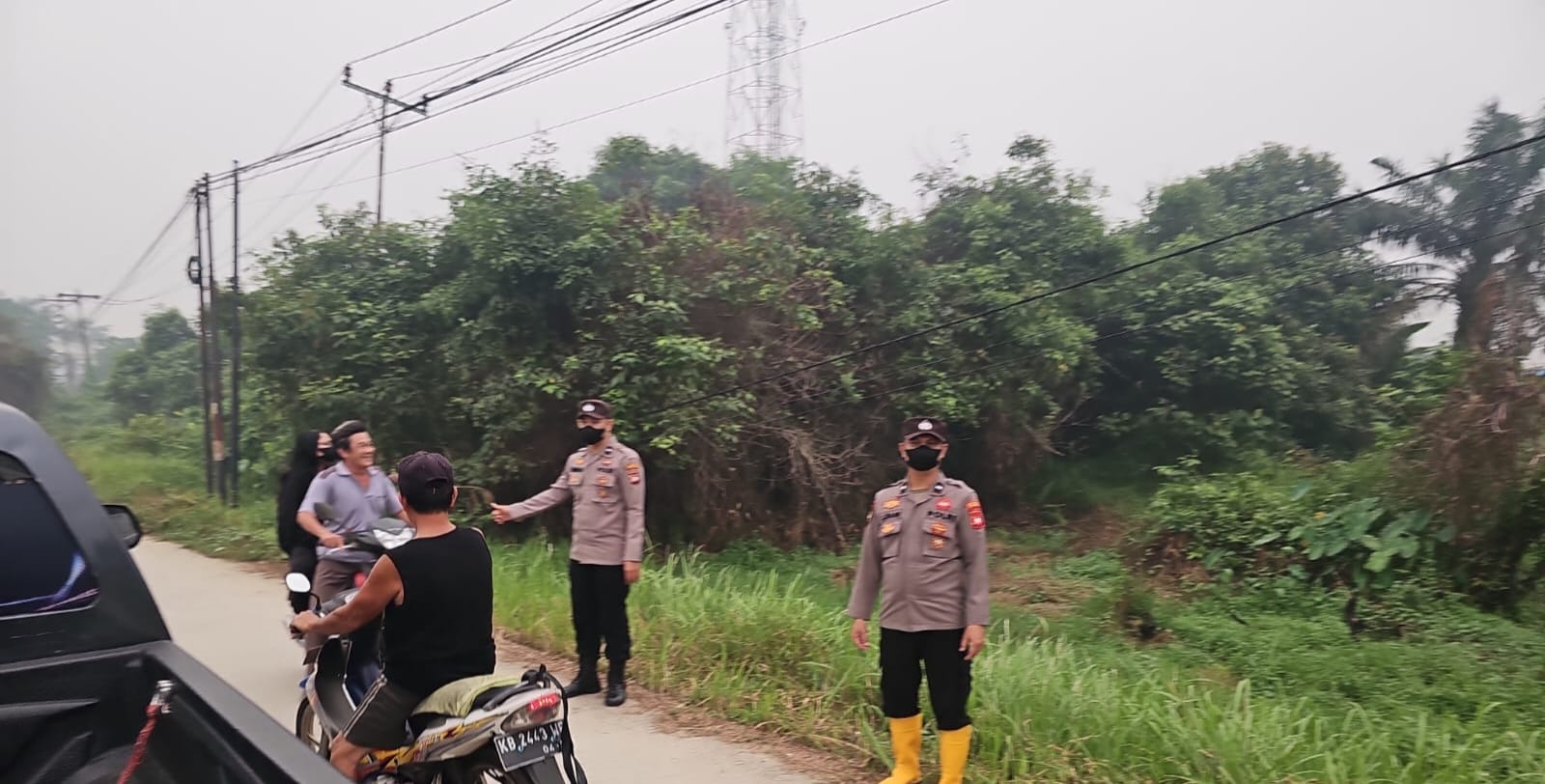 Meskipun Nihil Hot Spot, Polsek Pontianak Utara Tetap Lakukan Himbauan Karhutla