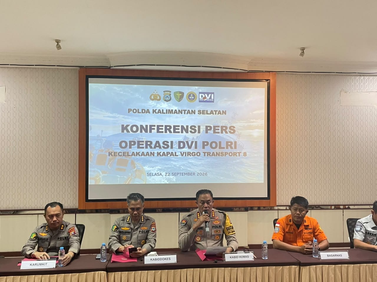 Lima Jenazah Korban KM Virgo Transport 8 Kembali Teridentifikasi oleh DVI Polda Kalsel