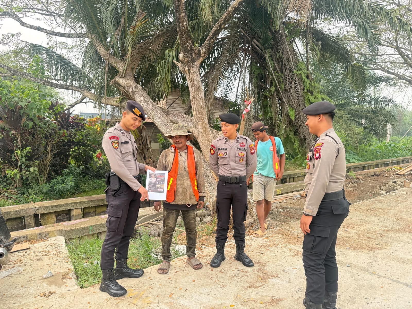 Cegah Karhutla, Sat Samapta Polresta Pontianak Gencarkan Patroli dan Edukasi Masyarakat