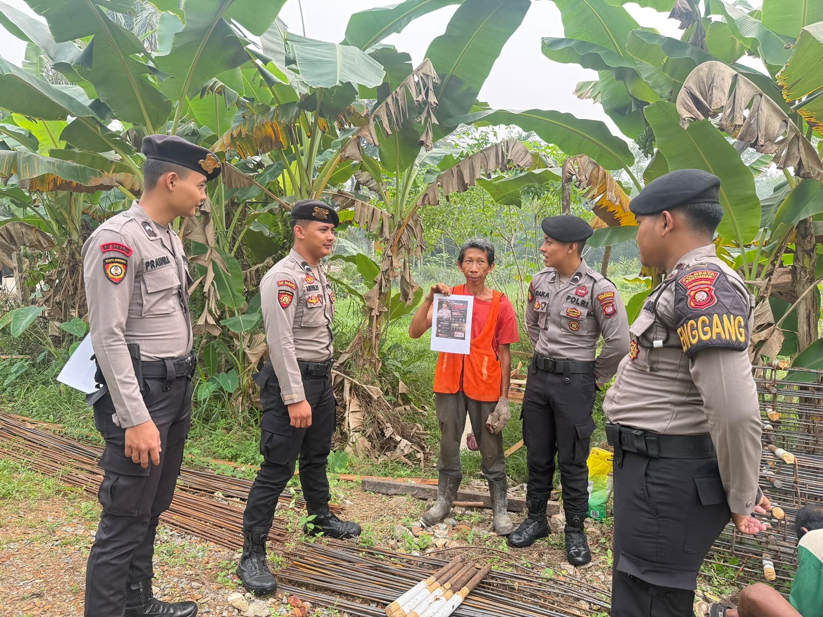 Cegah Karhutla, Sat Samapta Polresta Pontianak Gencarkan Patroli dan Edukasi Masyarakat