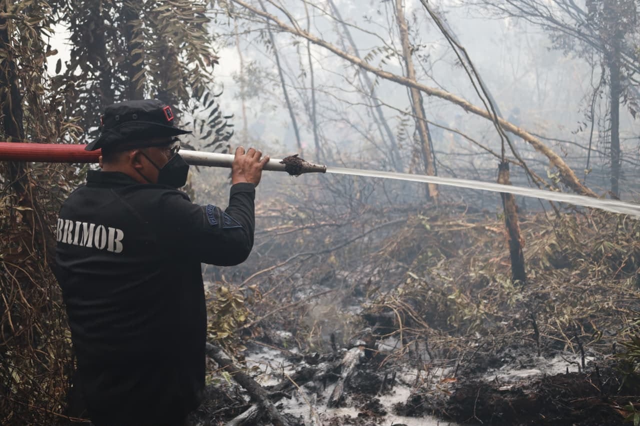 Polda Kalsel Deteksi Titik Panas Tersembunyi dengan Drone Thermal dan Pipa Undercooling