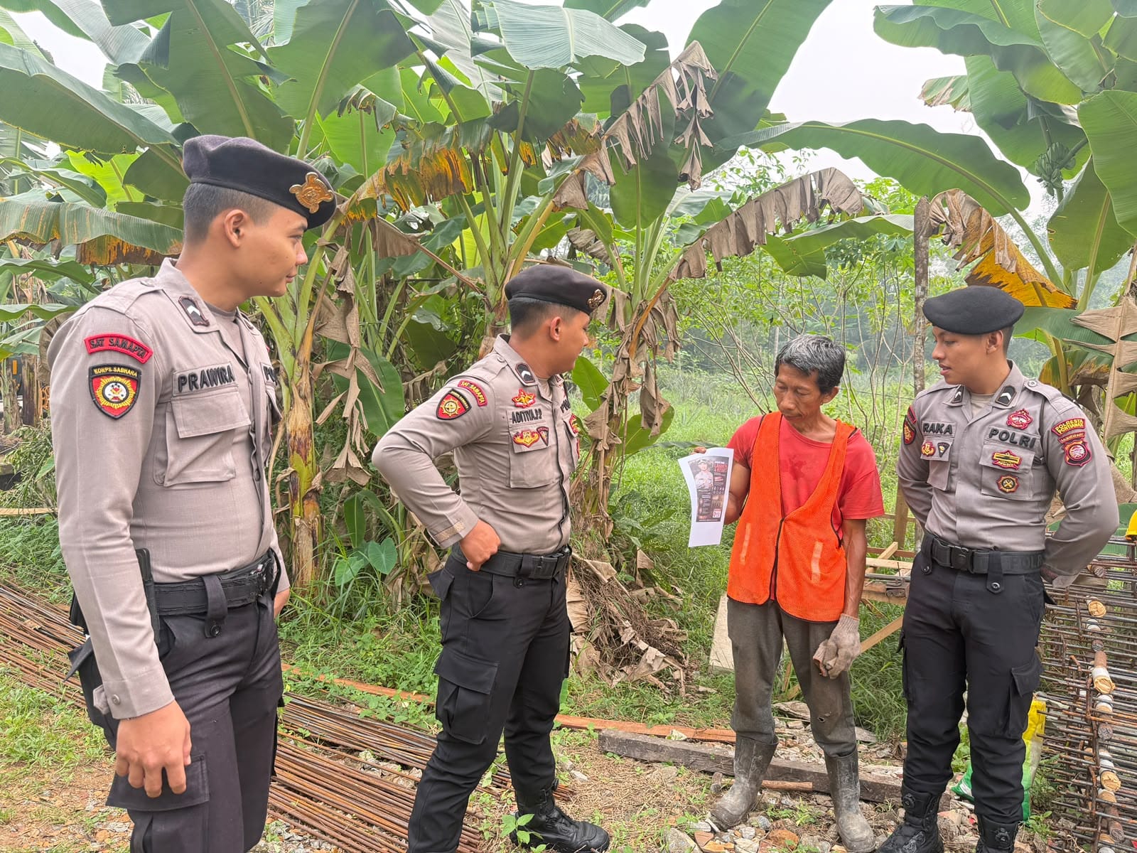 Cegah Karhutla, Sat Samapta Polresta Pontianak Gencarkan Patroli dan Imbau Warga Tak Bakar Lahan