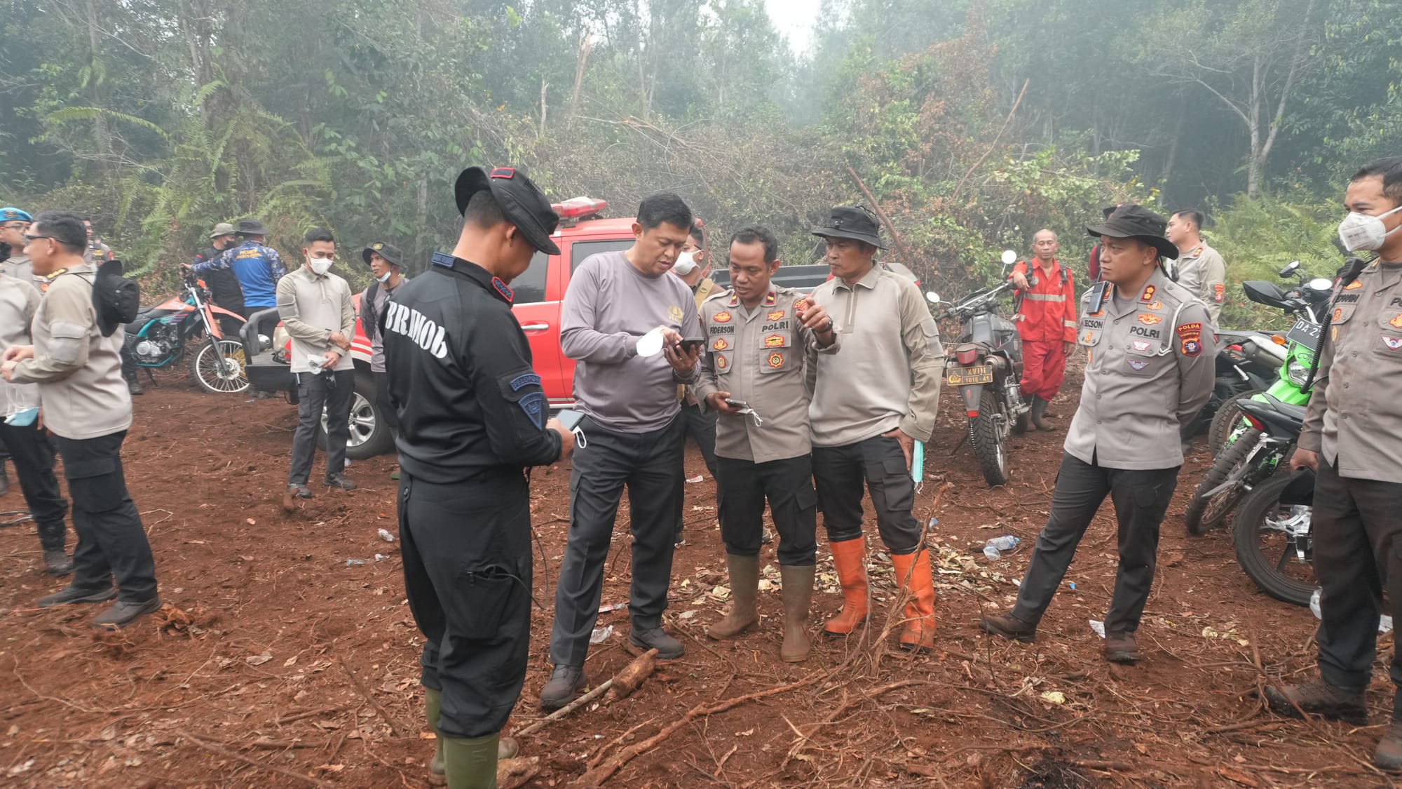Kapolda Kalteng Perintahkan Personel Masifkan Patroli ke Titik Hotspot Karhutla