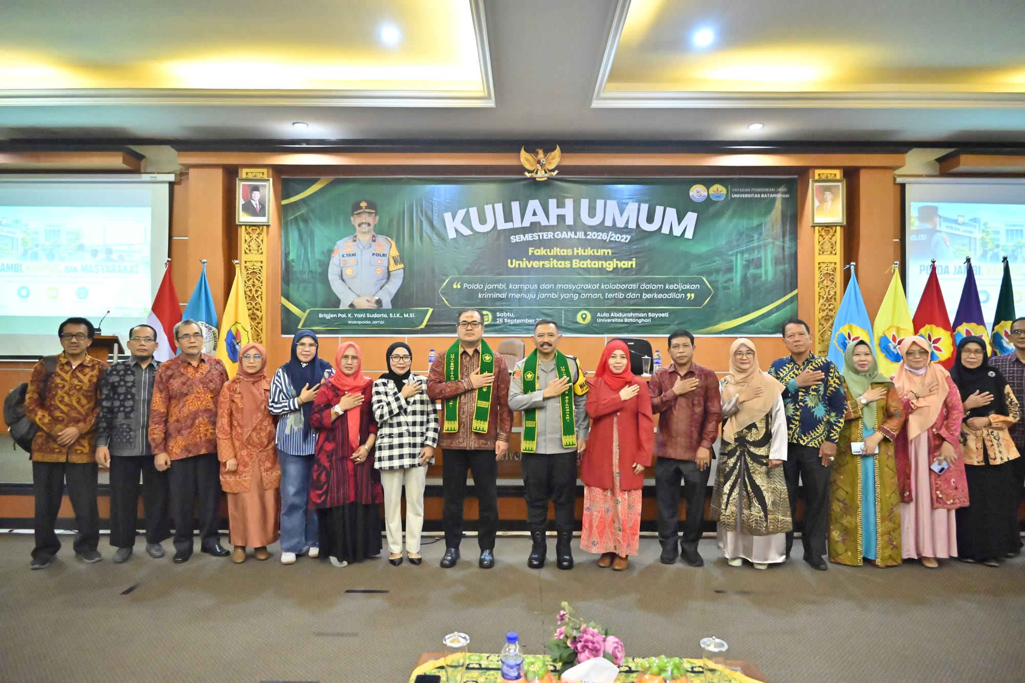 Wakapolda Jambi Dorong Kolaborasi Kampus dan Masyarakat dalam Mewujudkan Keamanan yang Berkeadilan