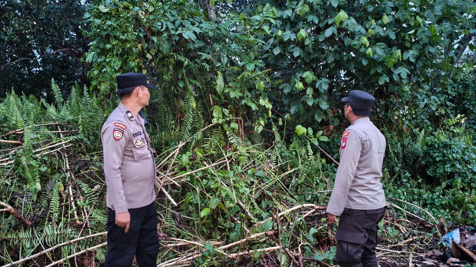 Polsek Selatan Pantau Lahan, Titik Api Nihil