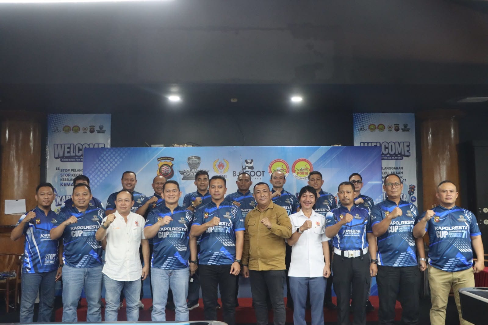 Kapolresta Cup Nine Ball 2026 Resmi Dibuka, Jadi Ajang Silaturahmi dan Kampanye Keselamatan Lalu Lintas