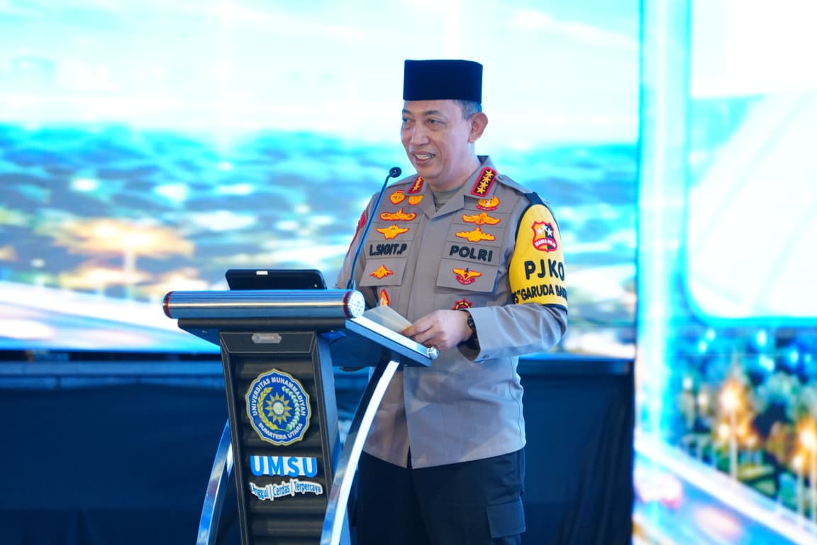 Kapolri: Mahasiswa UMSU Menjadi Kekuatan Strategis Menuju Indonesia Emas 2045
