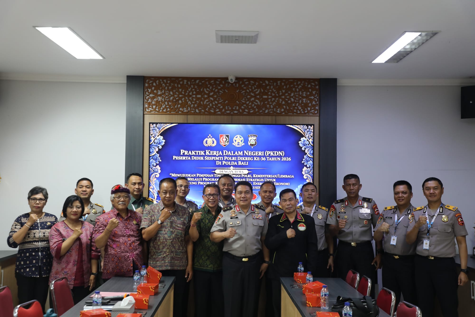 Kapolda Bali Terima Peserta Didik Sespimti Polri Dikreg ke-36, Bahas Strategi Dukung Kedaulatan Pangan, Energi dan Ekonomi