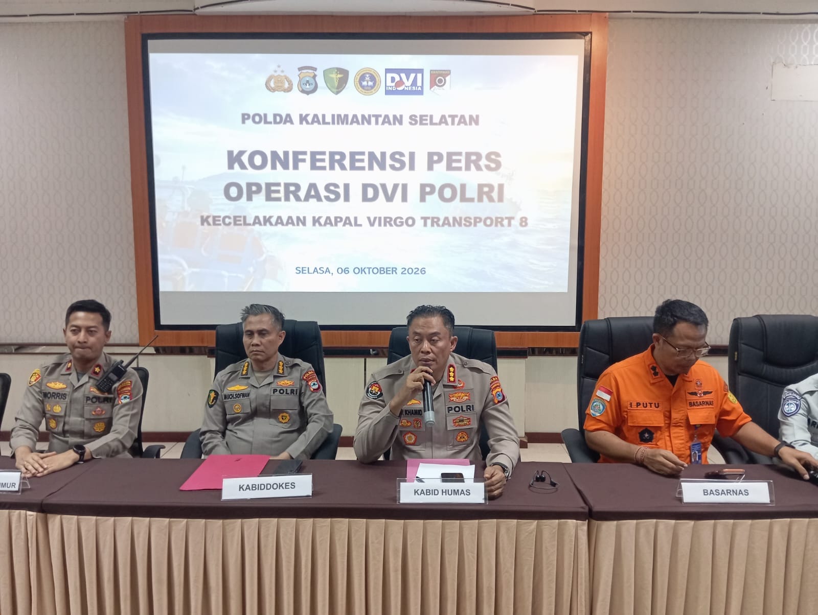 Update DVI Polda Kalsel, 6 Korban KM Virgo kembali teridentifikasi