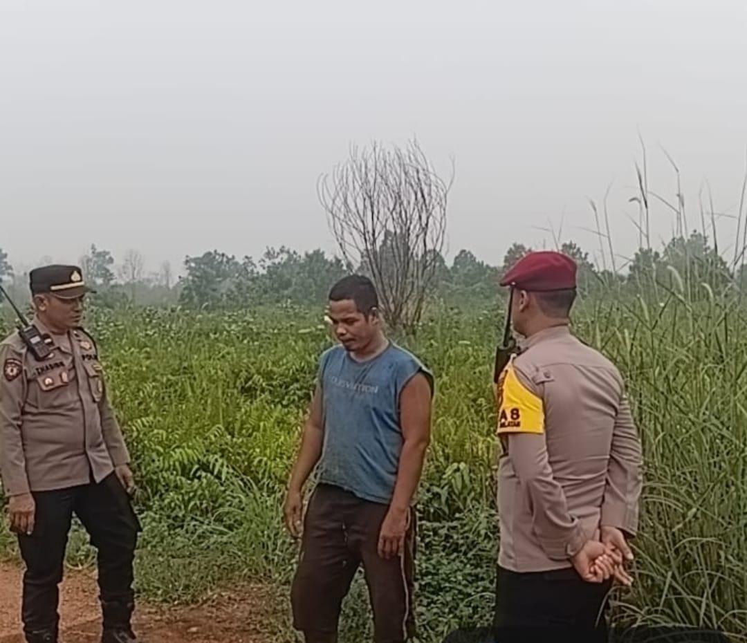 Pastikan Bebas Titik Api, Polsek Pontianak Selatan Intensifkan Patroli Karhutla di Jalan Sepakat 2