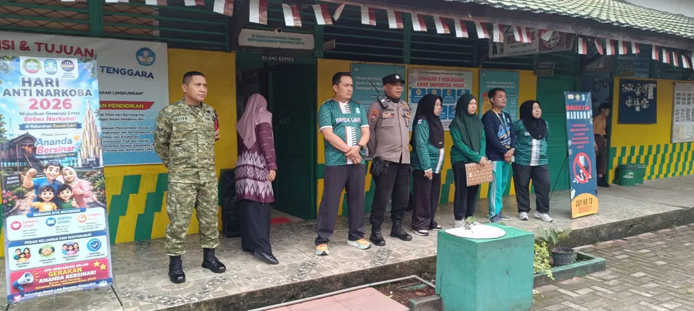 Cegah Penyalahgunaan Narkoba Sejak Dini, Bhabinkamtibmas Bansir Laut Edukasi Siswa SDN 09