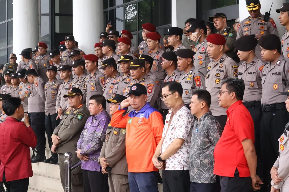 Polresta Pontianak Kawal Aksi BEM SI Kalbar Terkait Karhutla, Situasi Kondusif
