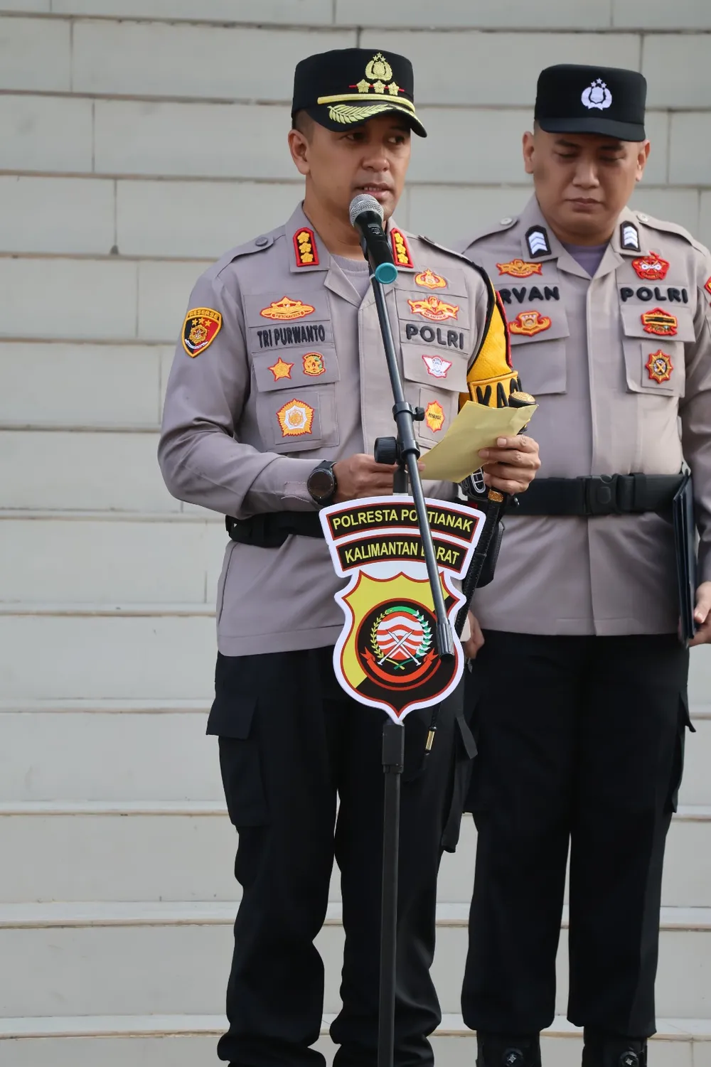 Peringati Hari Sumpah Pemuda, Kapolresta Pontianak Pimpin Upacara di Mako