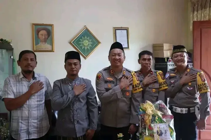 Kapolres Lamandau Perkuat Sinergi dengan Tokoh Agama Jelang Idul Fitri