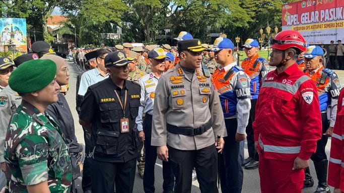 Personel Gabungan Disiagakan untuk Pengamanan Mudik Lebaran 2025 di Kota Malang
