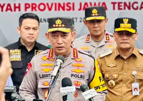Kapolri: Puncak Arus Mudik di Semarang Diprediksi Terjadi Besok Pagi