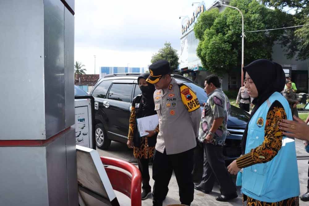Kapolres Grobogan Cek SPBU, Pastikan Stok BBM Aman Jelang Lebaran