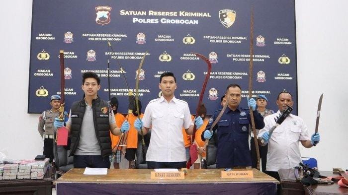 Terlibat Perang Sarung, 13 Remaja di Grobogan Ditangkap Polisi