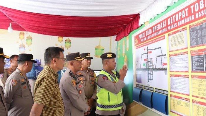 Lima Pos Pengamanan Dibangun Polres Humbahas untuk Operasi Ketupat