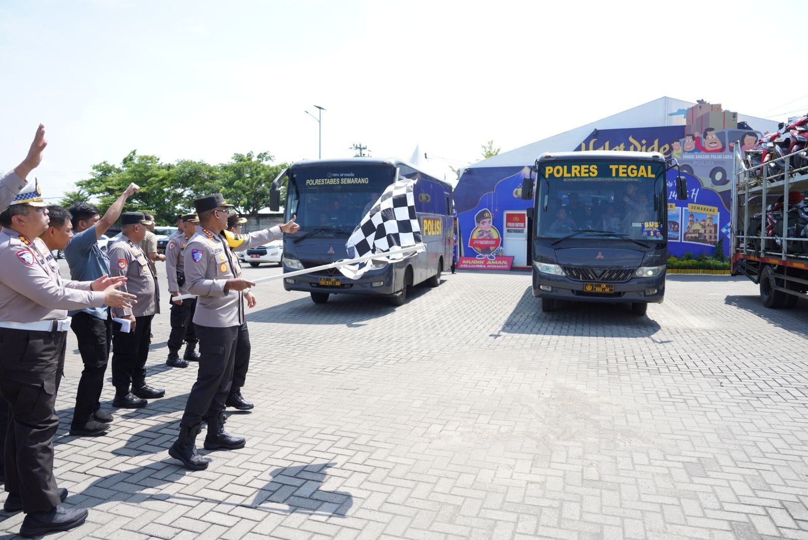 Pemudik Antusias, Polda Jateng Luncurkan Program Valet Ride