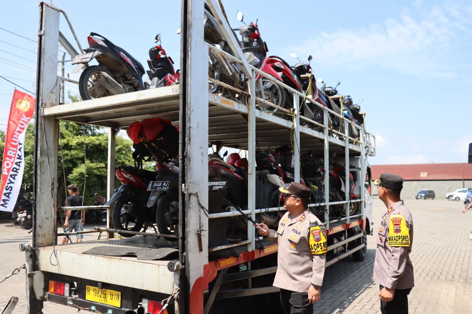 Polda Jateng Kick Off Program Valet Ride, Pemudik Antusias