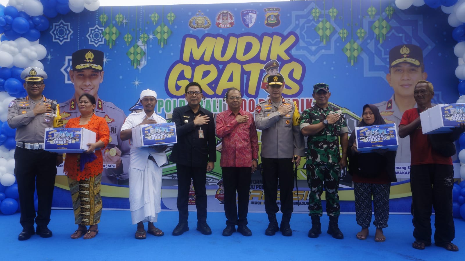 Antusiasme Tinggi, Polda Bali Berangkatkan 1.300 Pemudik Gratis