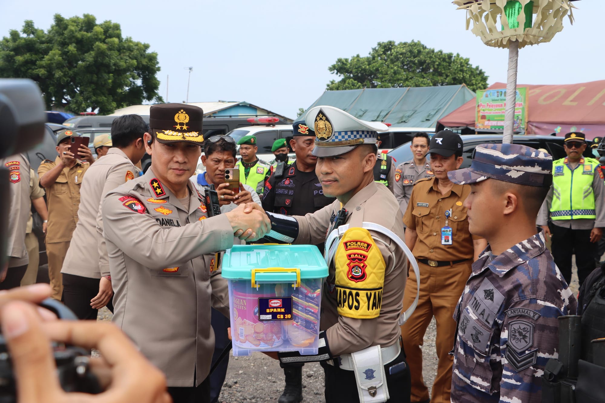 Arus Mudik di Gilimanuk, Kapolda Bali Cek Kesiapan Pos Pengamanan