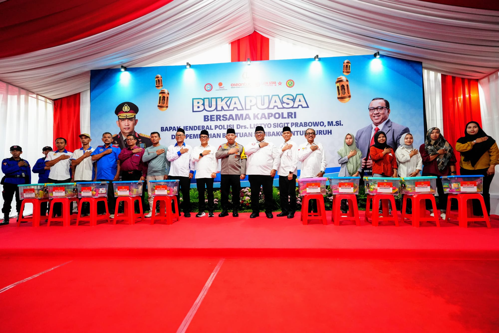 Kapolri Buka Bersama Buruh, Umumkan Kabar Gembira Soal Lapangan Kerja