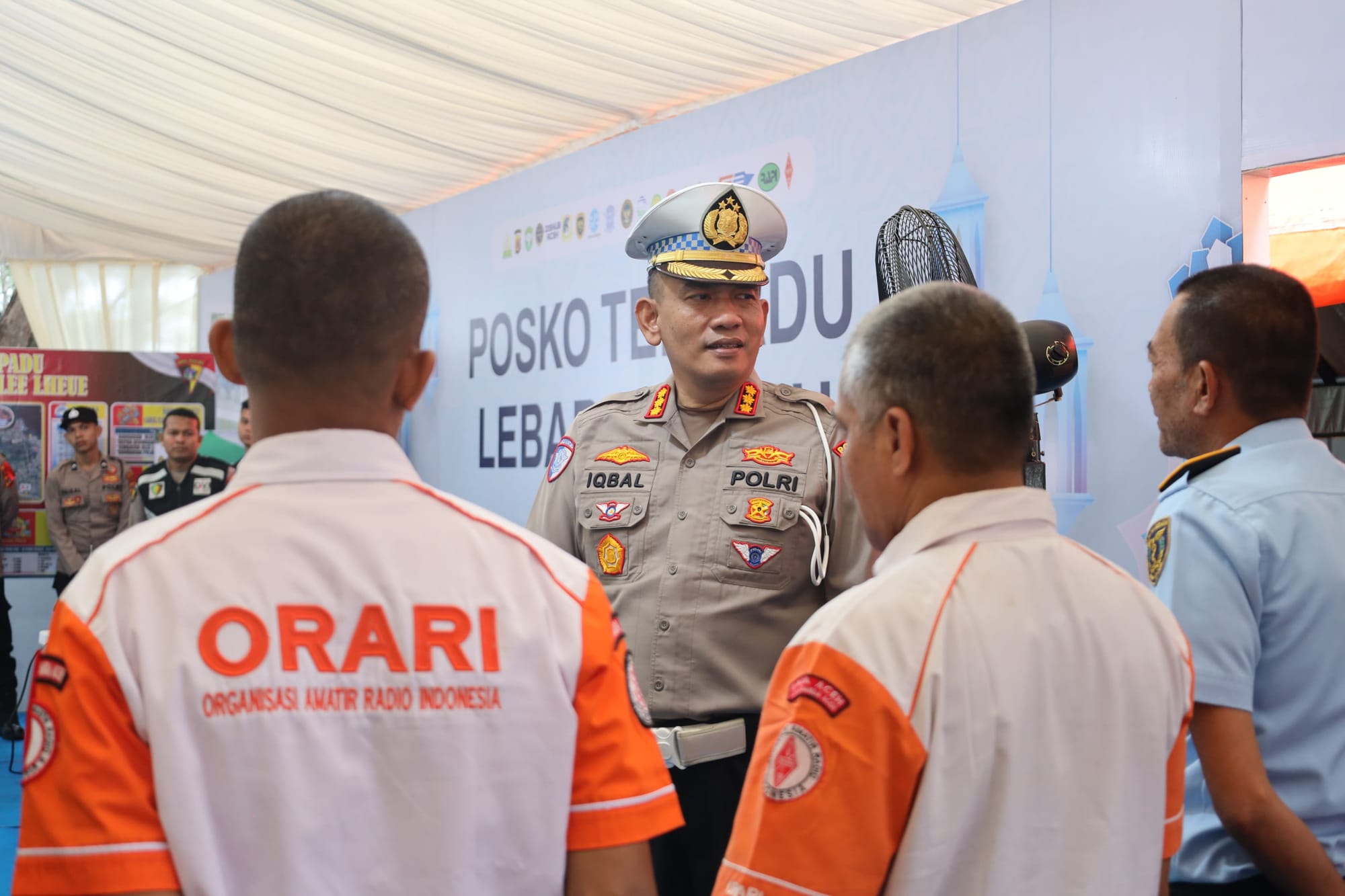 Kasatgasopsda Ops Ketupat Seulawah Pastikan Kesiapan Personel di Pos Terpadu Pelabuhan Ulee lheu