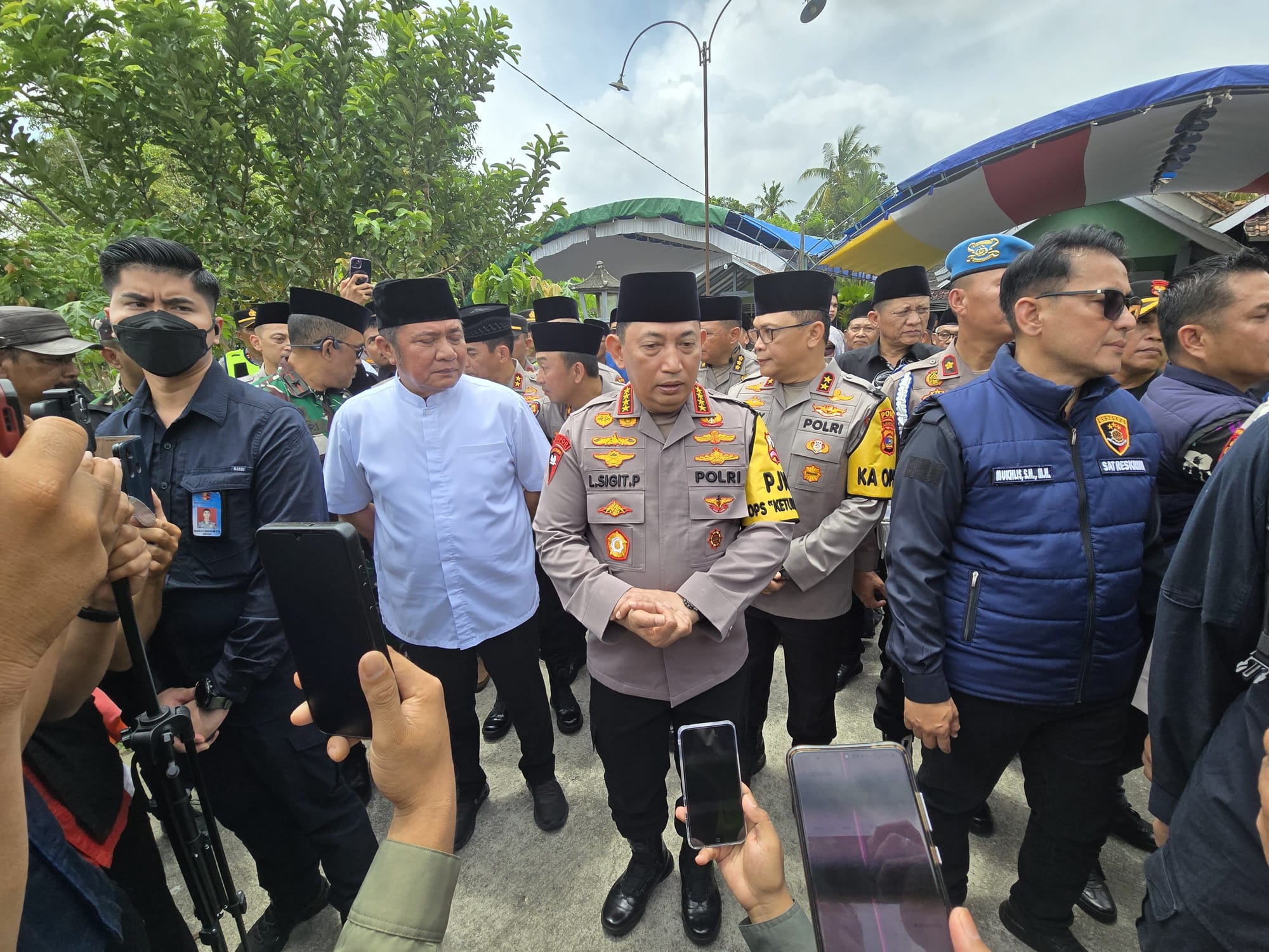 Kapolri Sambangi Keluarga AKP Anm Lusiyanto, Tunjukkan Kepedulian dan Dukacita