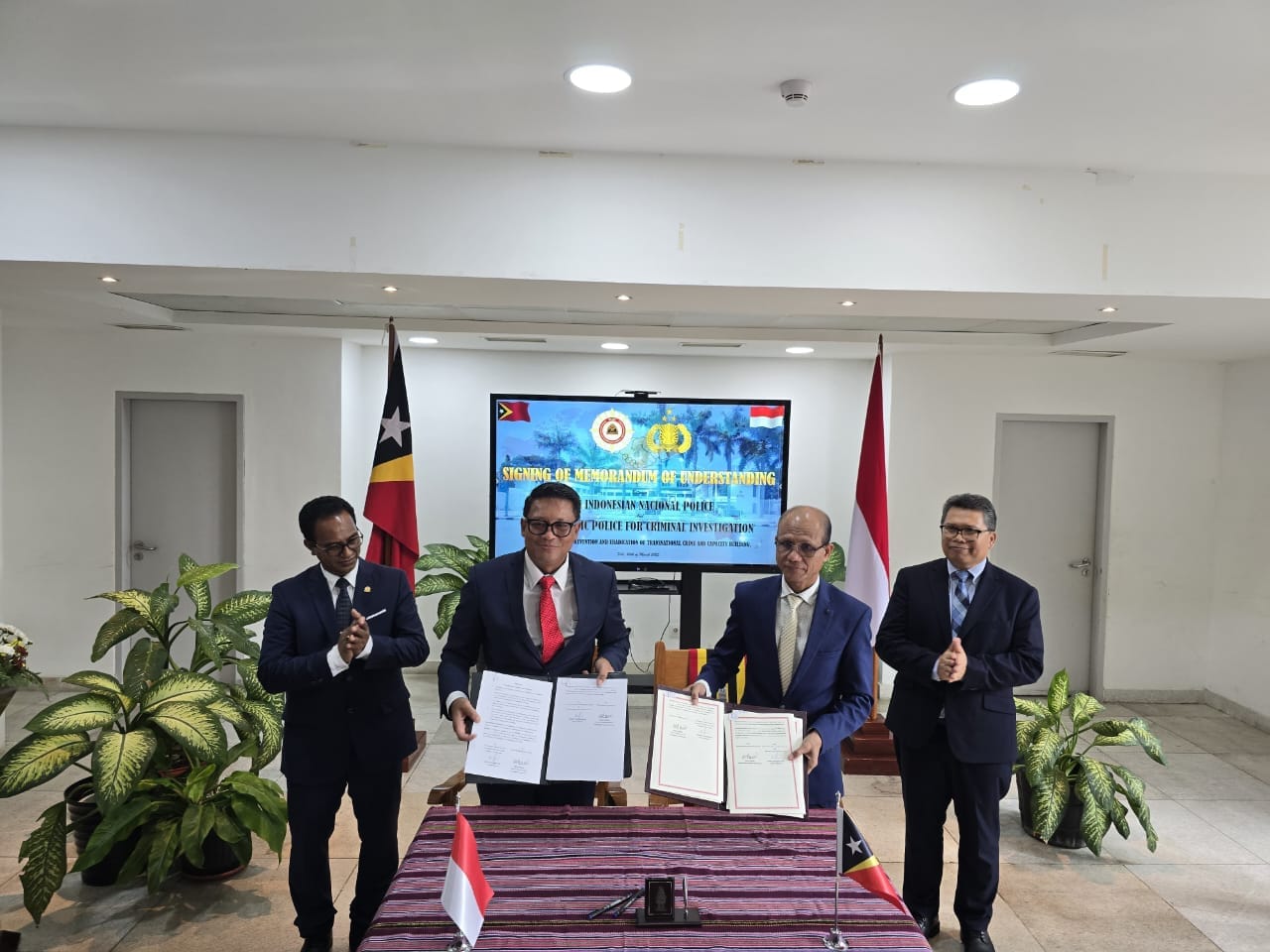 Polri dan PCIC Timor Leste Jalin Kerja Sama Cegah Kejahatan Lintas Negara