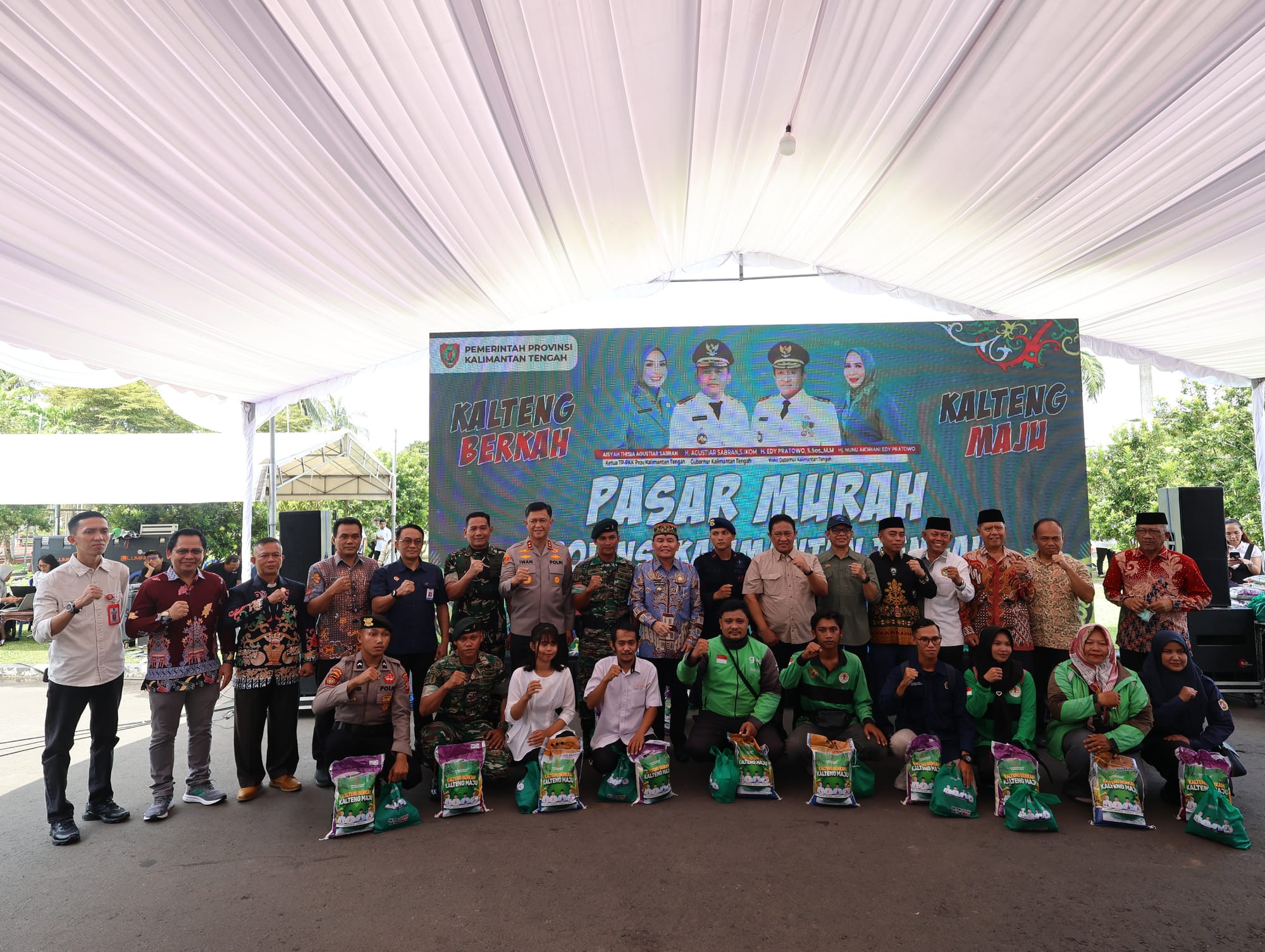 Kapolda Kalteng Dukung Pasar Murah, Upaya Stabilisasi Harga Jelang Idul Fitri